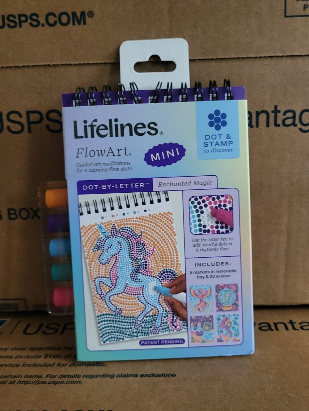 NEW Lifelines FlowArt Dot-by-Letter Mini - Enchanted Magic